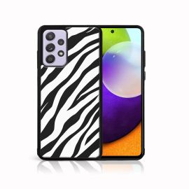 PROTEMIO MY ART Husă din silicon Samsung Galaxy A32 5G / M32 5G ZEBRA (049)