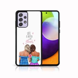 PROTEMIO MY ART Husă din silicon Samsung Galaxy A32 5G / M32 5G LOVE (054)