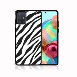 PROTEMIO MY ART Husă din silicon Samsung Galaxy A71 ZEBRA (049)