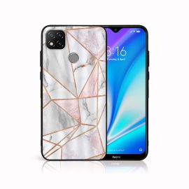 Husa din silicon PROTEMIO MY ART Xiaomi Redmi 9C PINK MARBLE (143)