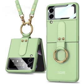 GKK LANYARD cu curea Samsung Galaxy Z Flip 4 5G verde deschis