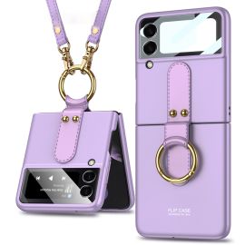 GKK LANYARD cu curea Samsung Galaxy Z Flip 4 5G violet