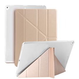 Husă din LEATHER Apple iPad Pro 12.9 (2015/2017) aurie