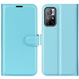 LITCHI protectie pentru Xiaomi Poco M4 Pro 5G albastru