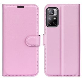 LITCHI protectie pentru Xiaomi Poco M4 Pro 5G roz