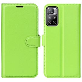 LITCHI protectie pentru Xiaomi Poco M4 Pro 5G verde