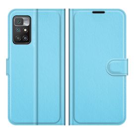LITCHI protecție Xiaomi Redmi 10 / Redmi 10 2022 albastră