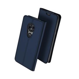 Geantă portofel DUX Motorola Moto G7 Play albastru