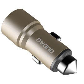 Încărcător auto DUDAO R5 2X USB 2.4A auriu