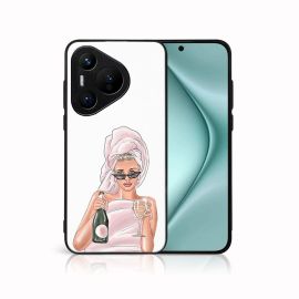 PROTEMIO MY ART Husă de protecție pentru Huawei Pura 70 Pro CHAMPAGNE (134)