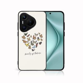 PROTEMIO MY ART Husă de protecție pentru Huawei Pura 70 Pro BUTTERFLIES (240)