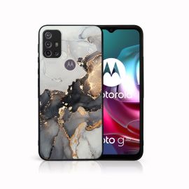PROTEMIO MY ART Husă din silicon Motorola Moto G10 / G20 / G30 GREY MARBLE (140)
