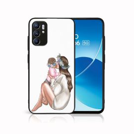 PROTEMIO MY ART Husă din silicon Oppo Reno6 5G BABY GIRL (111)