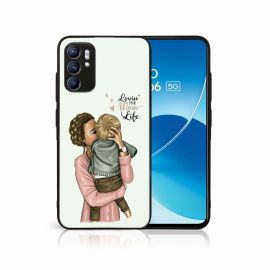 PROTEMIO MY ART Husă din silicon Oppo Reno6 5G MOM LIFE (118)