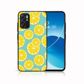 PROTEMIO MY ART Husă din silicon Oppo Reno6 5G LEMON (121)