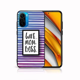 PROTEMIO MY ART Husă din silicon Xiaomi Poco F3 WIFE (001)