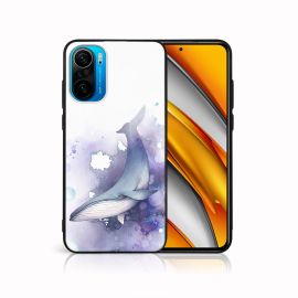 PROTEMIO MY ART Husă din silicon Xiaomi Poco F3 WHALE (032)