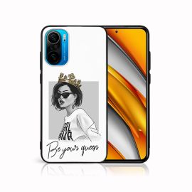 PROTEMIO MY ART Husă din silicon Xiaomi Poco F3 QUEEN (139)