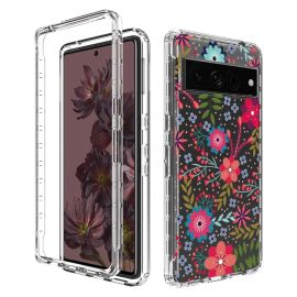 DUAL ART Husă durabilă pentru Google Pixel 7 Pro FLOWERS