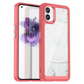 CRYSTAL Husă de protecție Nothing Phone 1 roșu