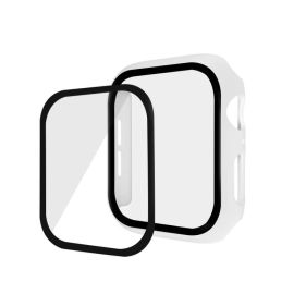 ENKAY cu sticlă securizată pentru Apple Watch 6 / SE / ENKAY (44mm) alb