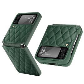 Husa de protectie LATTICE pentru Samsung Galaxy Z Flip4 5G verde
