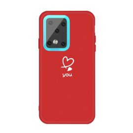 Carcasă din silicon CUTE Samsung Galaxy S20 Ultra roșu
