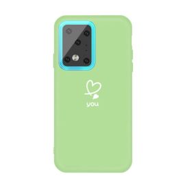 Husa din silicon CUTE Samsung Galaxy S20 Ultra verde