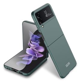 Husa din plastic GKK Samsung Galaxy Z Flip4 5G verde inchis