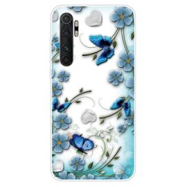 ART din silicon ART Xiaomi Mi Note 10 Lite CHRYSANTHEMUM BUTTERFLY