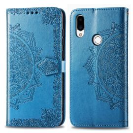 ART Wallet cover Meizu Note 9 ORNAMENT blue