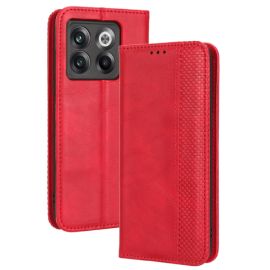 BUSINESS Husă portofel pentru OnePlus 10T 5G - roșu