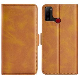 LATERAL Husa portofel Ulefone Note 10 maro deschis