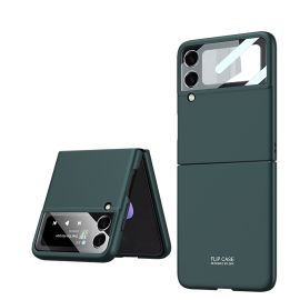GKK plastic cu sticla pentru display extern Samsung Galaxy Z Flip4 5G verde