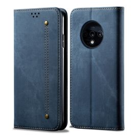 Husă portofel DENIM pentru One Plus 7T albastru