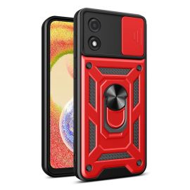 RING CAMERA Capac cu suport pentru Motorola Moto E13 roșu