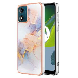 IMD MARBLE Husă de protecție pentru Motorola Moto E13 WHITE