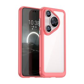 CRYSTAL Husă de protecție pentru Huawei Pura 70 Pro roșu