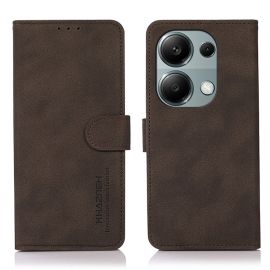 Husa Flip KHAZNEH MATTE pentru Xiaomi Redmi Note 13 Pro / Poco M6 Pro maro