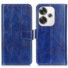 RETRO Husă portofel Xiaomi Poco F6 albastru