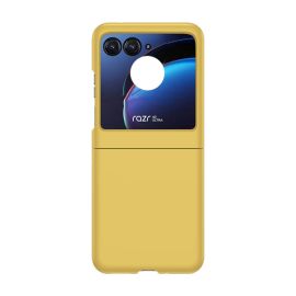 PLASTIC Husă de protecție din plastic pentru Motorola Razr 50 galben