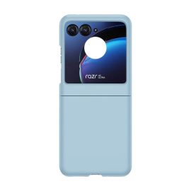 PLASTIC Husă de protecție din plastic pentru Motorola Razr 50 albastru deschis
