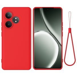 RUBBER Husă de protecție pentru Realme GT 6 / Realme GT 6T roșu