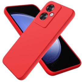 RUBBER Husă de protecție pentru Oppo Reno11 F 5G roșu
