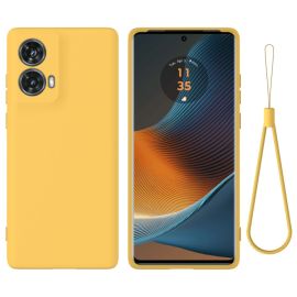 RUBBER Husă de protecție pentru Motorola Moto G85 5G galben