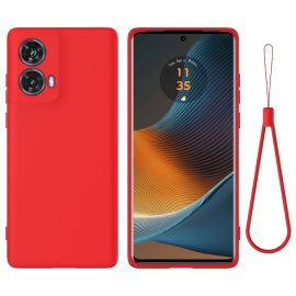 RUBBER Husă de protecție pentru Motorola Moto G85 5G roșu