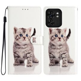 ART Husă portofel pentru Motorola Edge 40 LITTLE CAT