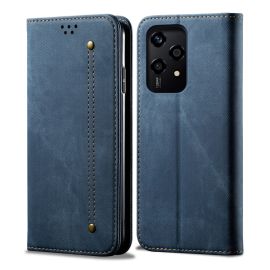 DENIM Husă portofel pentru Honor 200 Lite albastru