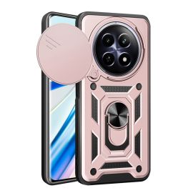 RING CAMERA Capac cu suport pentru Realme 12 5G roz
