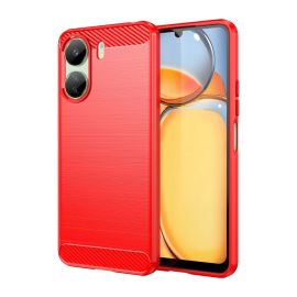 Husa de protectie FLEXI TPU Xiaomi Redmi 13C / Poco C65 rosie